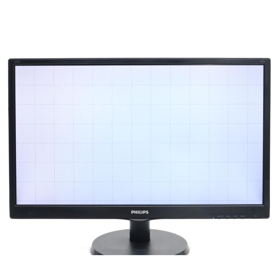モニター PHILIPS 243V5Q 23.6インチ非光沢MVAパネル フルHD 1920x1080