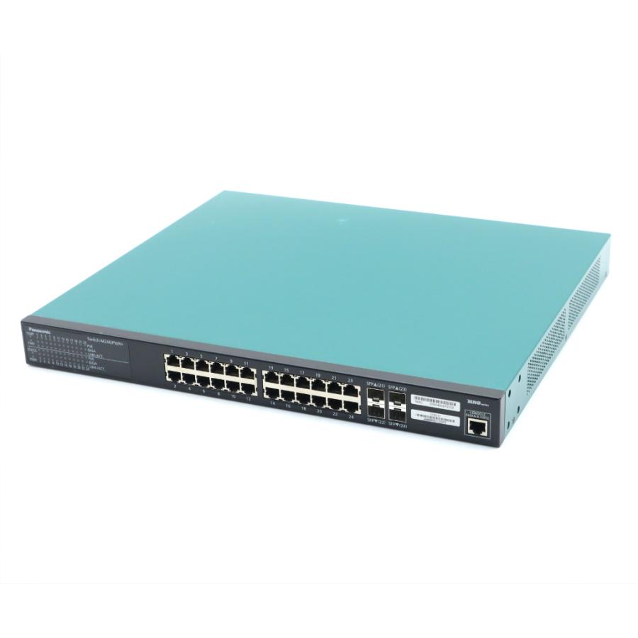 Panasonic switch-M24GPWR+ スイッチングハブ Switch-M24eGLPWR+(PN28248)｜PoE給電スイッチングハブ