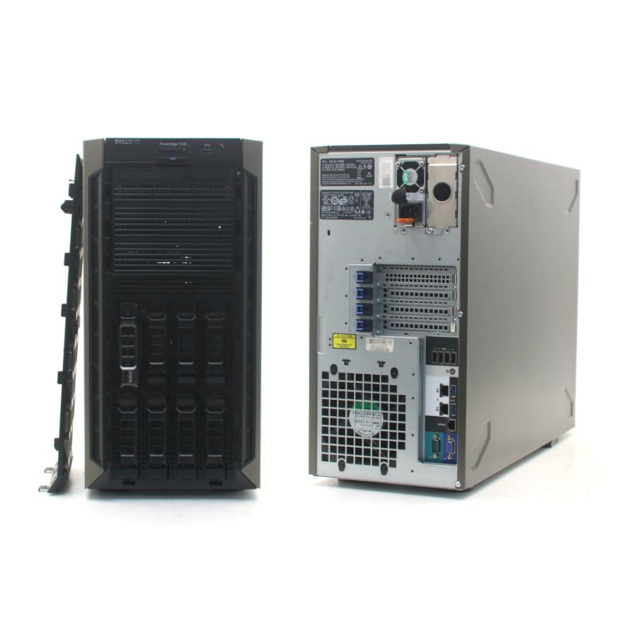DELL PowerEdge T340 Xeon E-2224 3.4GHz 16GB 2TBx1台(SAS3.5インチ