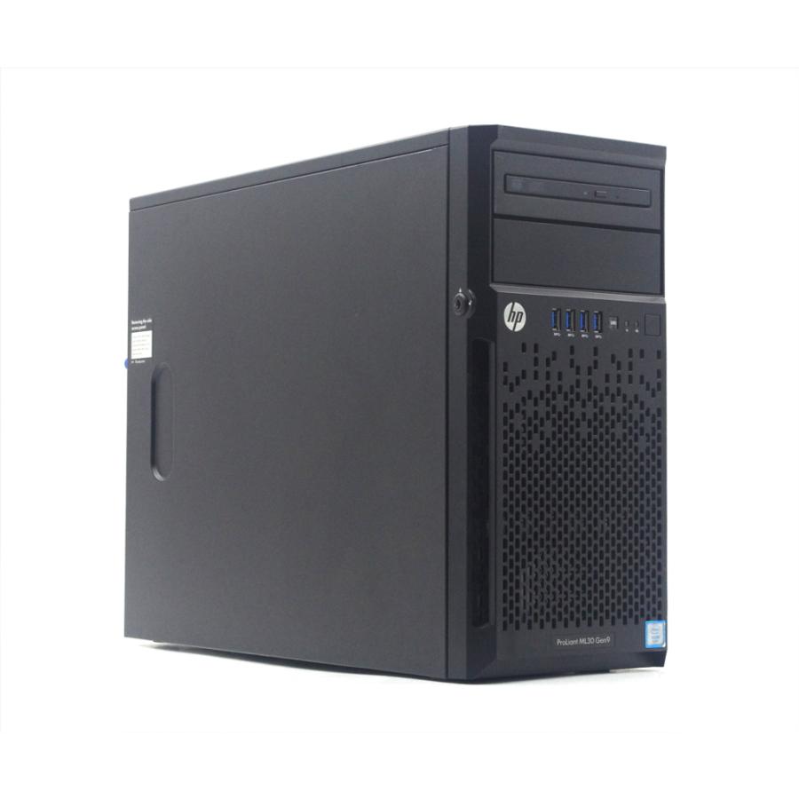 hp ProLiant ML30 Gen9 Xeon E31220 v5 3GHz 8GB 2TBx2台(SATA3.5インチ/RAID1
