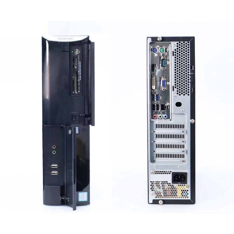 デスクトップ FRONTIER スリムPC Core i7-8700 3.2GHz 8GB 640GB(SSD)+