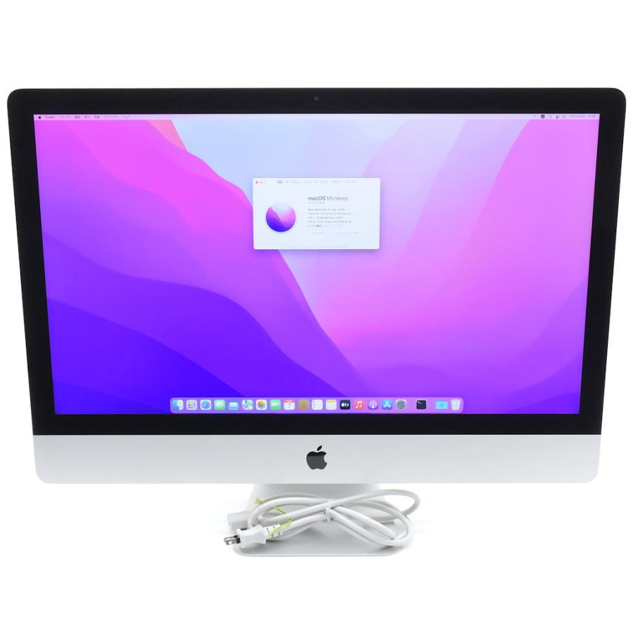 Apple iMac Retina 5K 27インチ 2019 Core i5-9600K 3.7GHz 16GB 1TB 