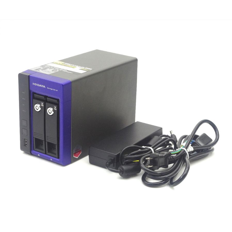 I-ODATA HDL-Z2WL2C2 Atom D2701 2.1GHz 4GB 1TBx2台(SATA3.5