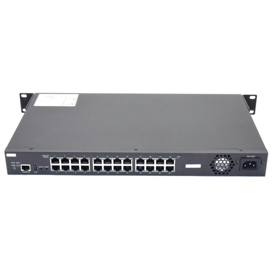 富士通 SR-X324T2 24ポート1000BASE-T搭載 サーバ収容L2スイッチ 前面