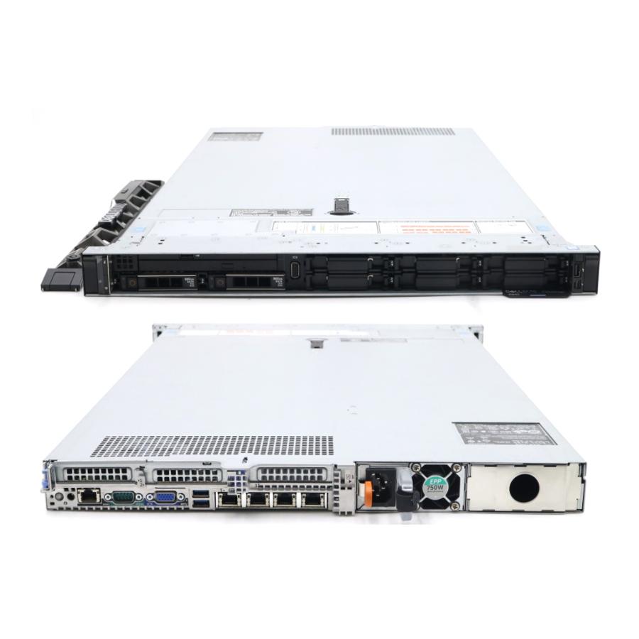 DELL PowerEdge R640 Xeon Gold 5115 2.4GHz(20スレッドCPU2基) 32GB