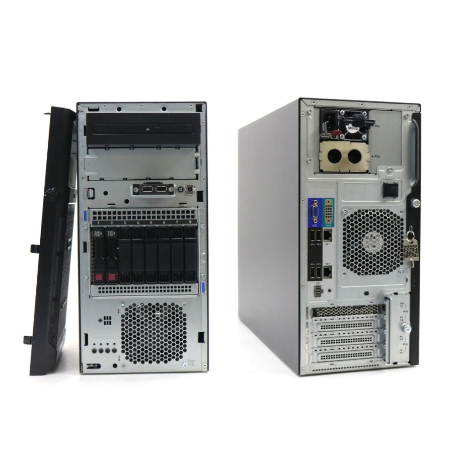 hp ProLiant ML30 Gen10 Xeon E-2224 3.4GHz 16GB 300GBx2台(SAS2.5