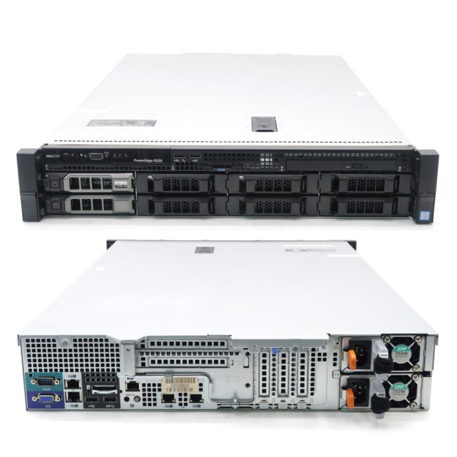 16コアCPU2基】DELL PowerEdge R530 Xeon E5-2683 v4 2.1GHz*2