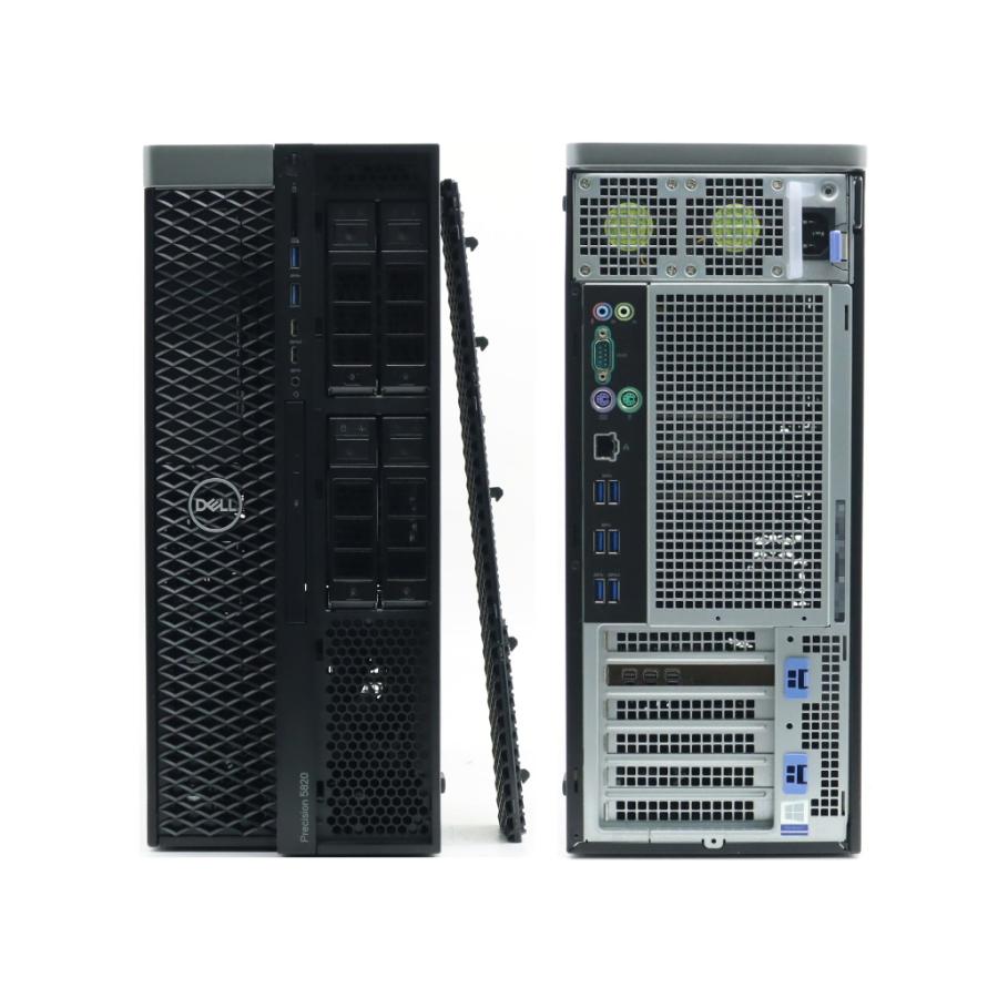 デスクトップDELL Precision 5820 Tower Xeon W-2102 2.90GHz 16GB 256GB(SSD)+500GB(HDD) Quadro P400 DVD+-RW Windows10 Pro for Workstations 64bit｜tce-direct｜02