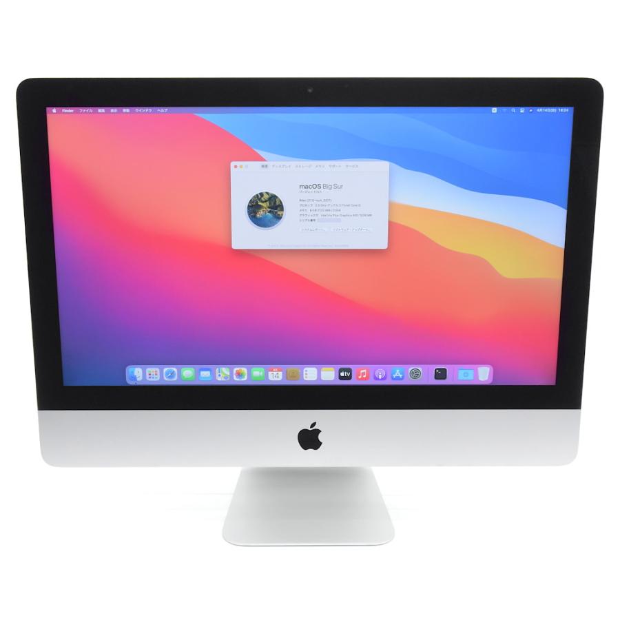 Apple iMac 21.5インチ 2017 Core i5-7360U 2.3GHz 8GB 1TB(HDD) フル