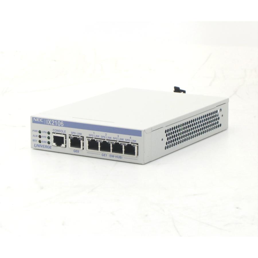 NEC UNIVERGE IX2106 2系統5ポート1000BASE-T搭載 電源内蔵小型VPN