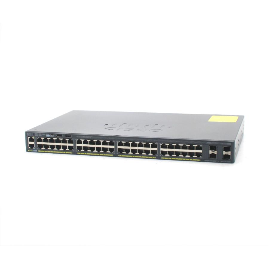 Cisco Catalyst WS-C2960X-48TS-L V05 48ポート1000BASE-T 4ポートSFPスロット C2960X-UNIVERSALK9-M Ver.15.2(7)E0a 設定初期化済 | 