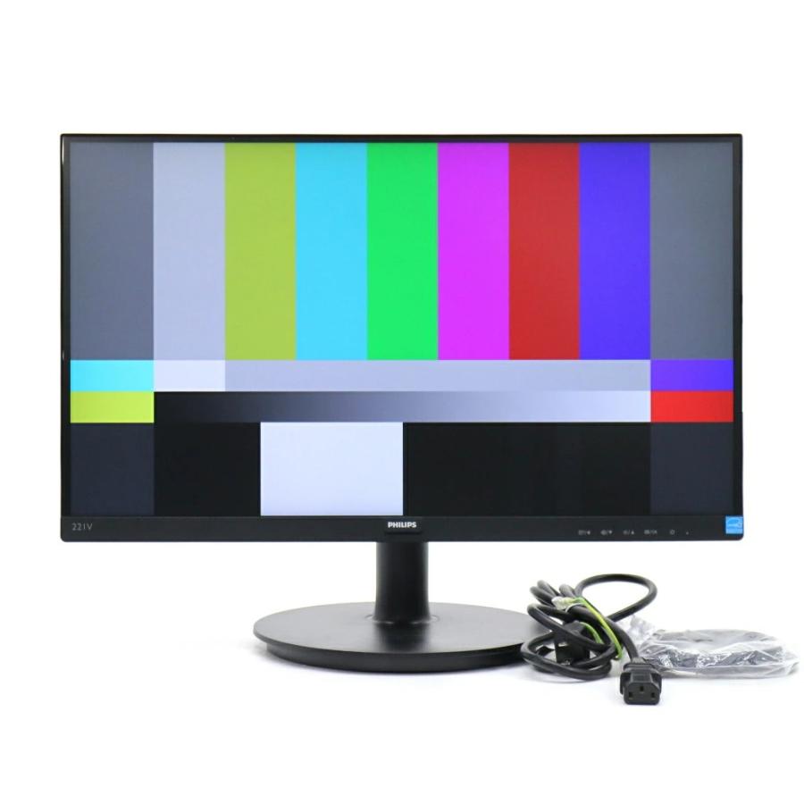 モニター 【並品】PHILIPS 221V8/11 21.5インチ非光沢VAパネル