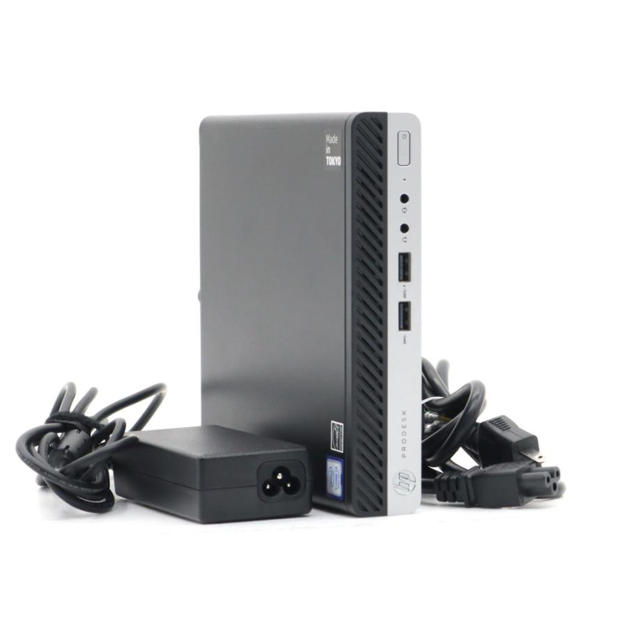 デスクトップ hp ProDesk 400 G4 DM Core i3-8100T 3.10GHz 8GB 256GB