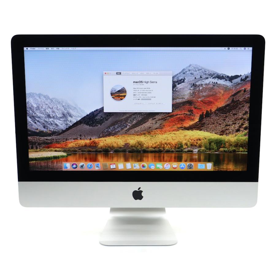 デスクトップ Apple iMac 21.5インチ Late 2013 Core i5-4570R 2.7GHz  