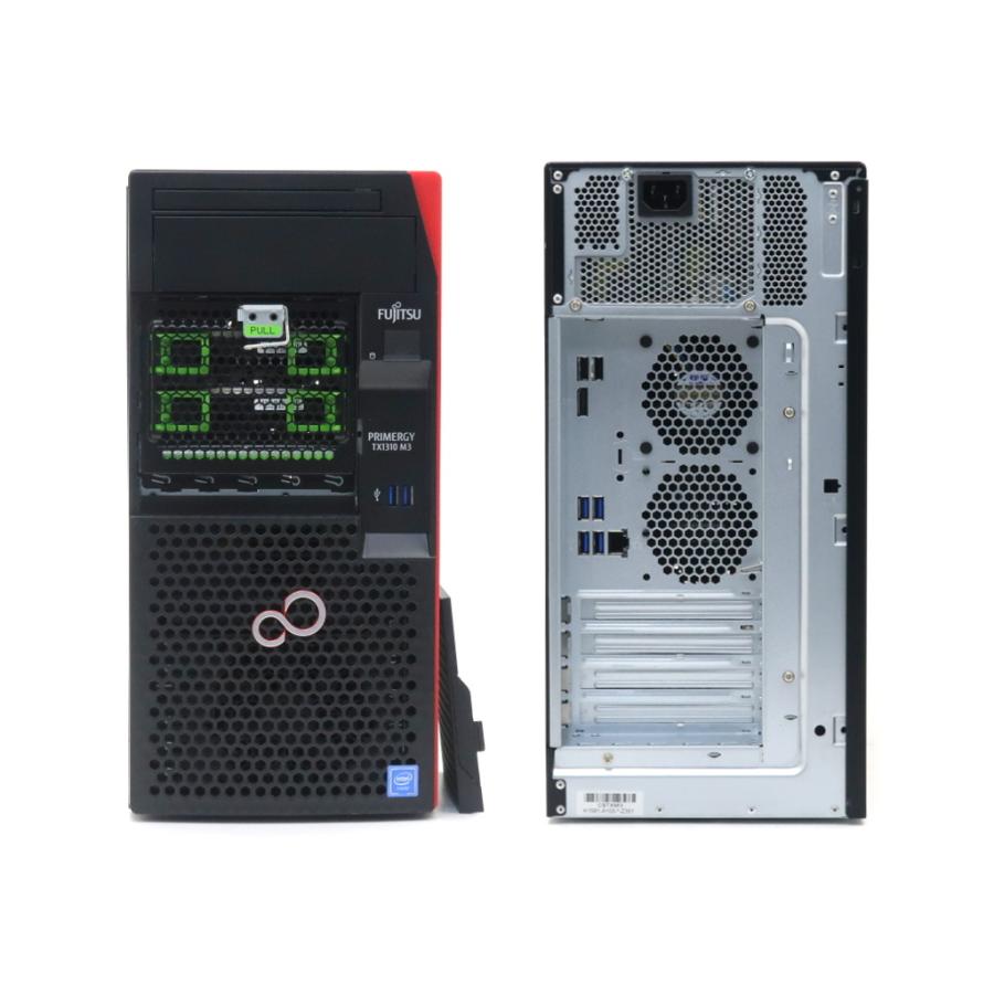 お*屋様 PRIMERGY TX1310 M3 Xeon E3-1225 v6 富士通 PRIMERGY TX1310 M3 Xeon E3-1225 v6 3GHz 16GB 1TBx2台(SATA3