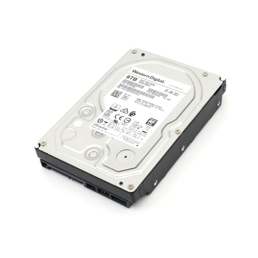 外付けハードディスク・ドライブ Western Digital Ultrastar DC HC320 8TB ◇Western Digital Ultrastar DC HC320 8TB/3.5インチ/データセンター