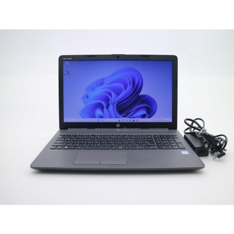 【即使用可】HP 250 G7 Core i5 8265U メモリ8GB SSD hp 250 G7 Core i5-8265U 1.6GHz 8GB 256GB(NVMeSSD) DVD+-RW 15.6