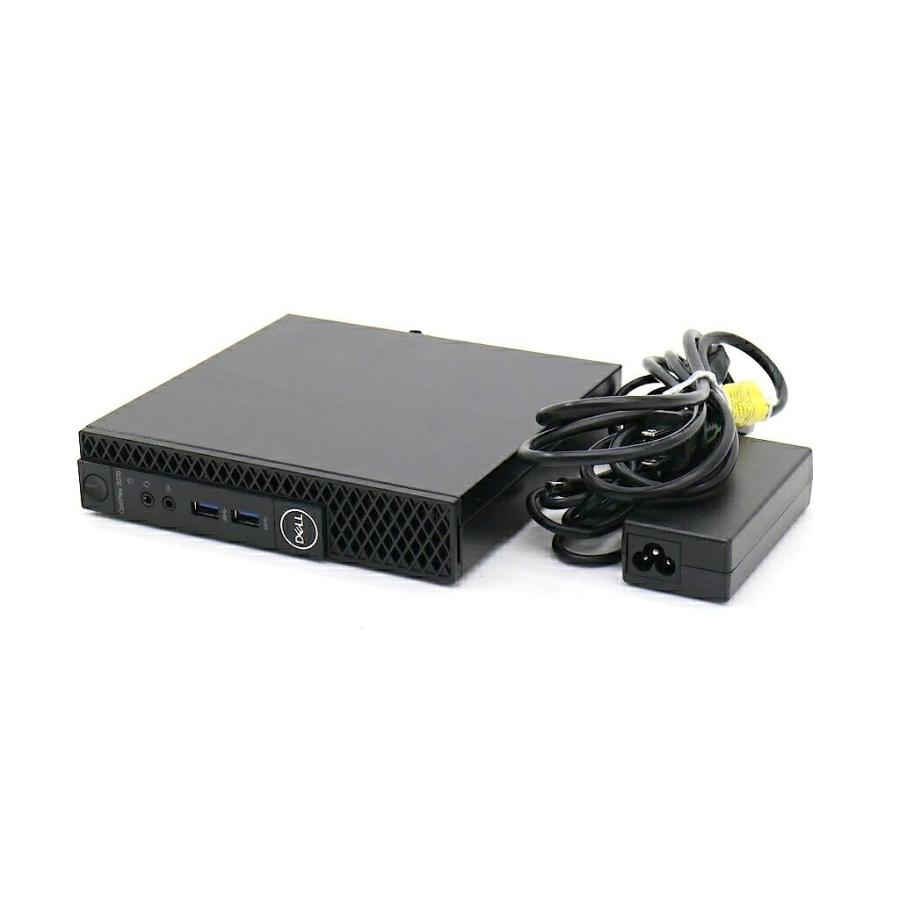 Windowsデスクトップ DELL OPTIPLEX 3070 Micro core i3-9100T デスクトップ DELL OptiPlex 3070 Micro Core i3-9100T 3.1GHz 8GB