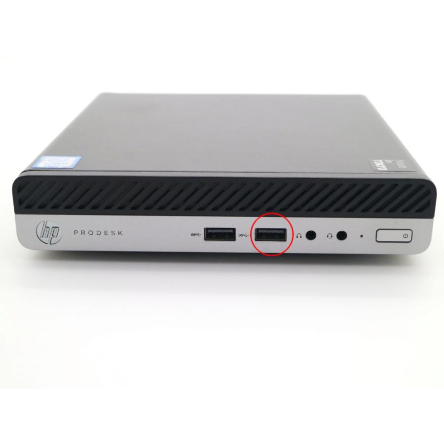 デスクトップ hp ProDesk 400 G5 DM Core i3-9100T 3.1GHz 8GB 256GB
