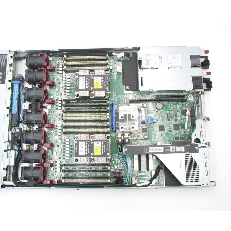 hp ProLiant DL360 Gen10 Xeon Silver 4112 2.6GHz(8スレッドCPUx2基) 64GB 2TBx2台(SAS2.5インチ/12Gbps/RAID1) P408i-a SR Gen10の画像