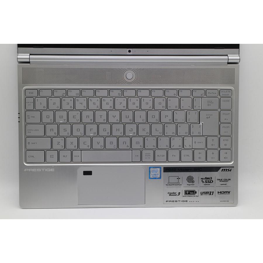 ノートパソコン MSI PS42 Modern 8RC Core i7 8550U 1.8GHz/16GB
