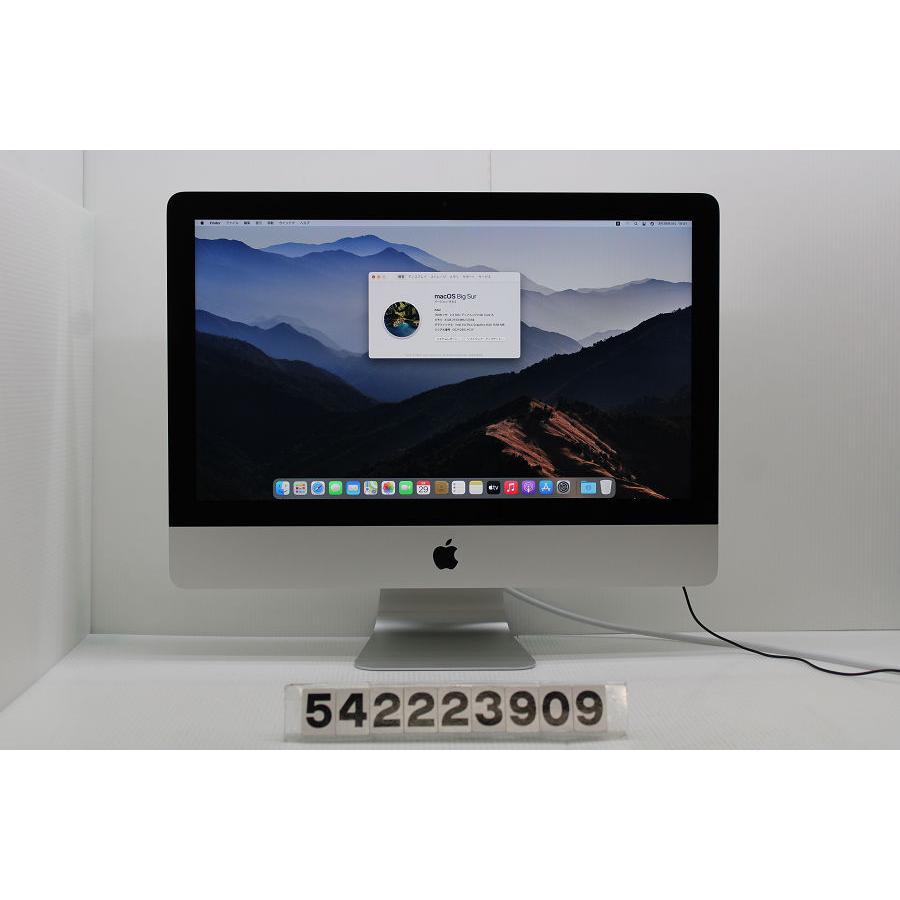 【超美品】Apple iMac21.5 インチ Core i5 MMQA2J/A Apple iMac 21.5インチ A1418 2017 MMQA2J/A Core i5 7360U 2.3GHz/8GB