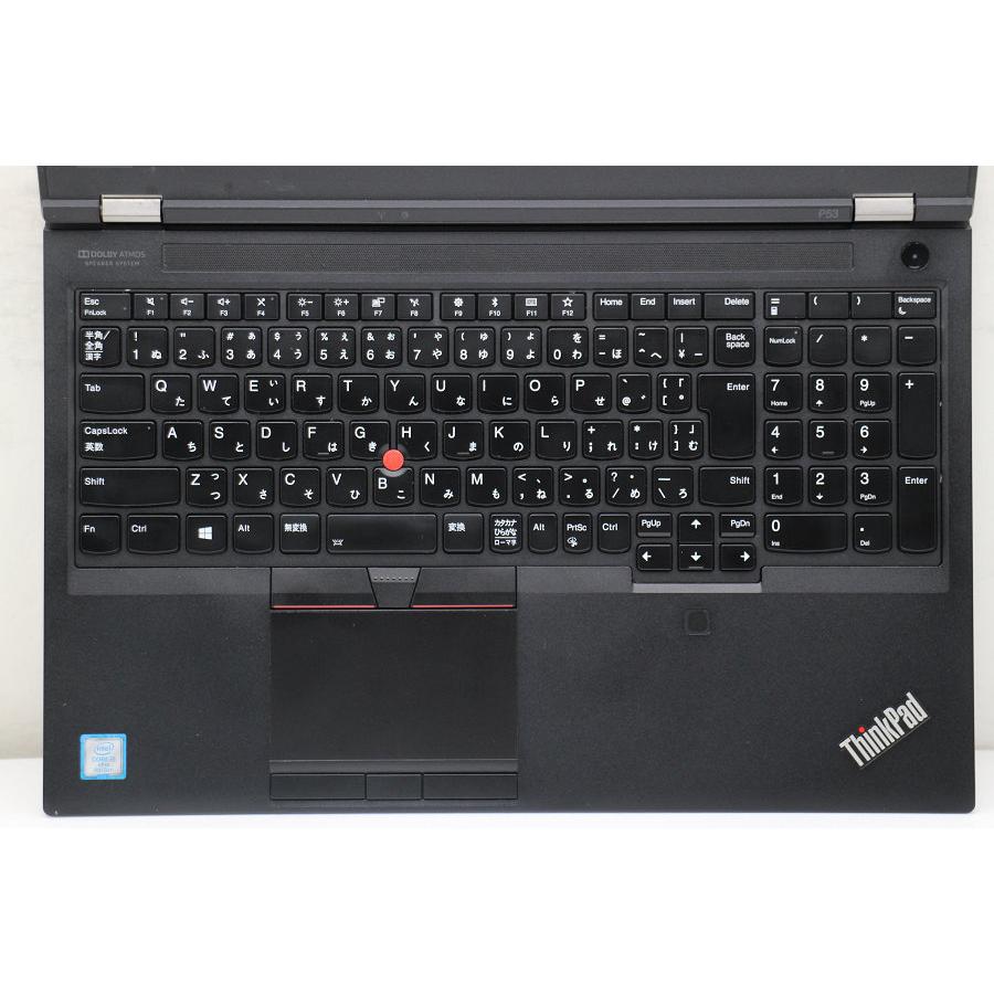 ノートパソコン Lenovo ThinkPad P53 Core i5 9400H 2.5GHz/32GB/512GB(SSD)/15.6W/FHD(1920x1080)/Win11/Quadro T1000｜tce-direct｜02