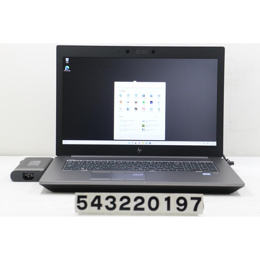 その他ノートPC本体 hp zbook 17 G6 i7 9750H RTX4000 8gb 1TB HP ZBook 17 G6 Nvidia Quadro RTX4000 8GB GDDR6 N19E-Q3-A1