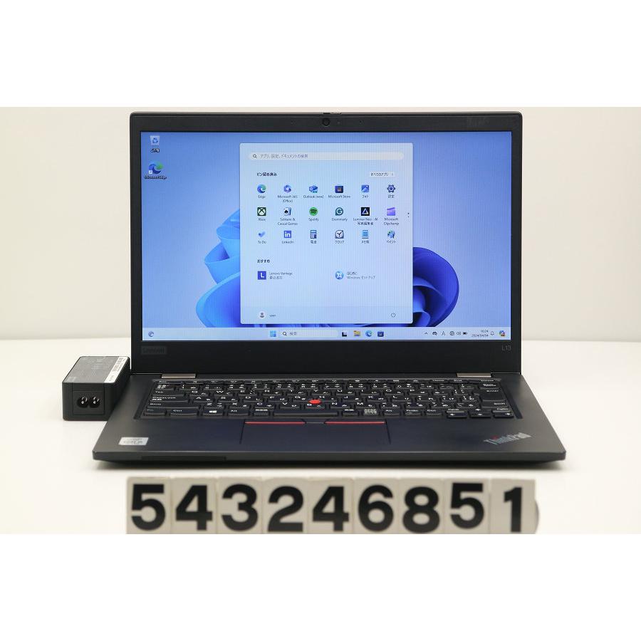 【超人気ビジネスPC】◆ Lenovo ThinkPad L13 20R4-S2TS00 / 13.3型 ◆ 高性能Core i5-10210U /高速 256GB SSD / メモリ8GB ◆ Windows 11 Pro /サービス 正規 Office ◆ 到着後すぐに使える ACアダプター付き 超人気ビジネスPC】◇ Lenovo ThinkPad L13 20R4-S2TS00 / 13.3