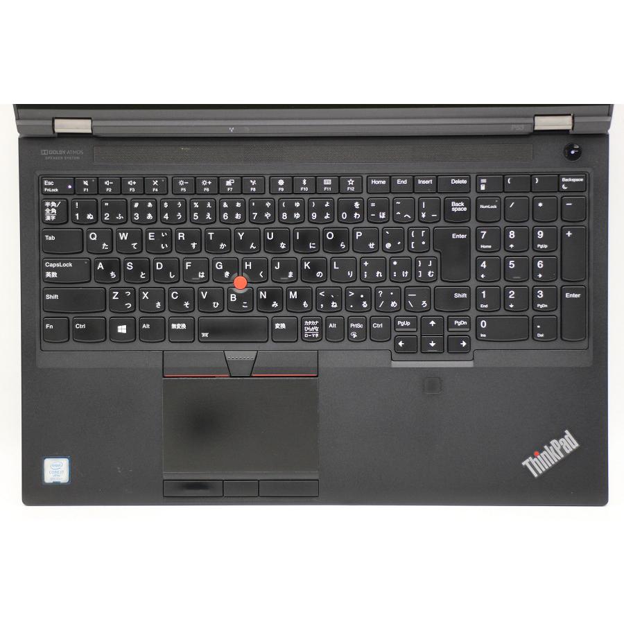 ノートパソコン 【ジャンク品】Lenovo ThinkPad P53 Core i7 9850H 2.6
