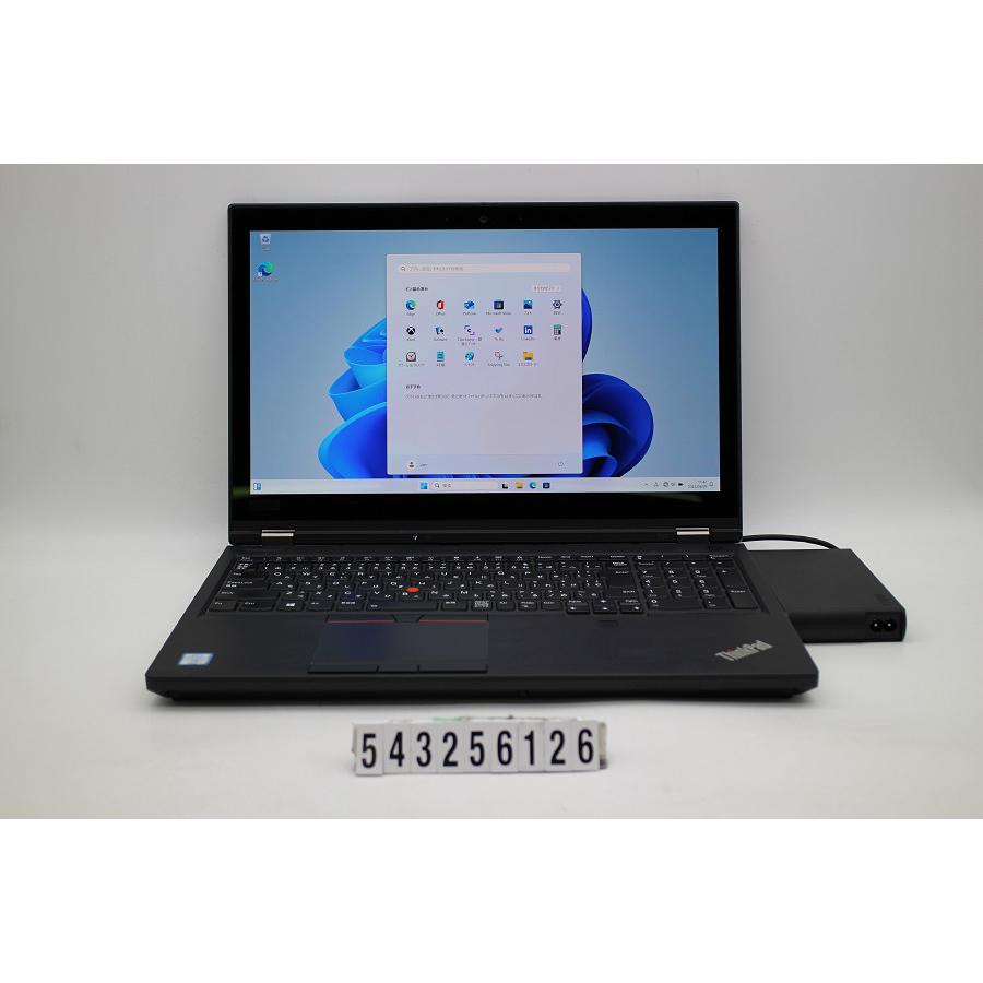 JC0859 Thinkpad P53 4K T2000 タッチ i7 32GB 美品 大容量 大画面