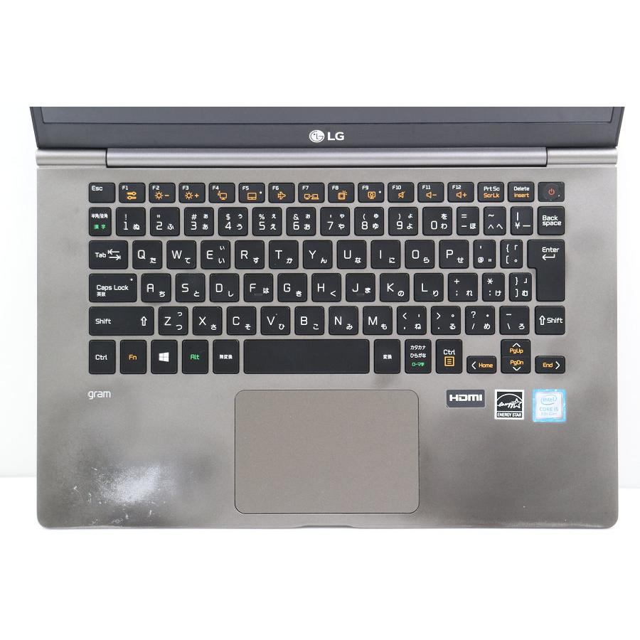 ノートパソコン LG gram 14Z990-GA56J Core i5 8265U 1.6GHz/8GB/256GB