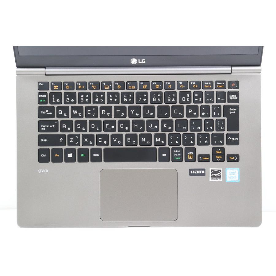 ノートパソコン LG gram 14Z990-GA56J Core i5 8265U 1.6GHz/8GB/256GB