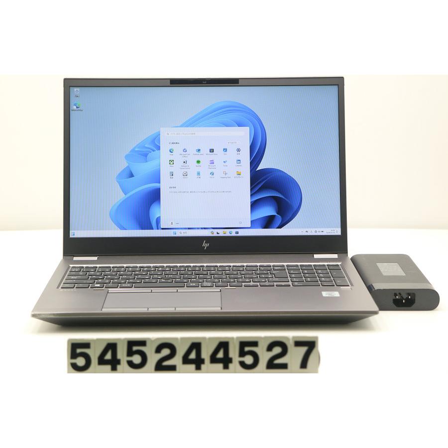 Windowsノート本体 HP ZBook Fury 15 G7i7-10850H 32GB/SSD1TB HP ZBook Fury 15 G7 Mobile Workstation Gen10 i7-10850H 32GB