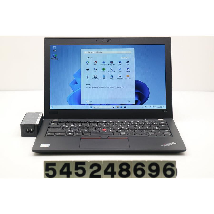 ノートパソコン Lenovo ThinkPad X280 Core i3 8130U 2.2GHz/8GB/256GB 