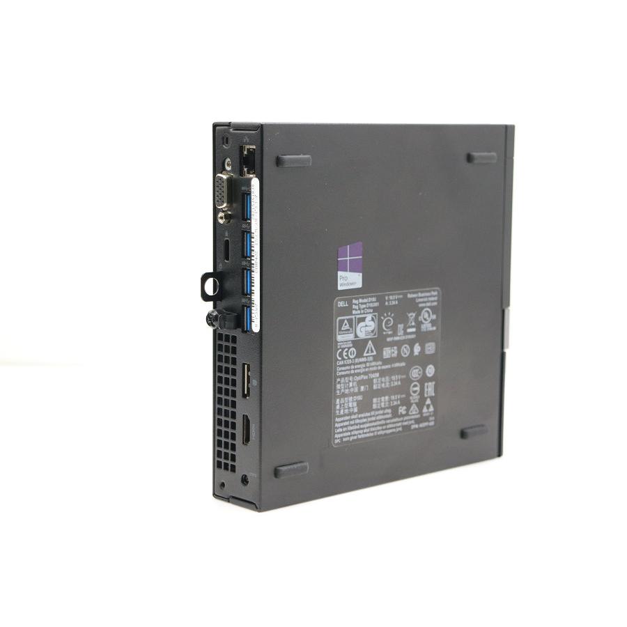 デスクトップ DELL Optiplex 7040 Micro Core i5 6500T 2.5GHz