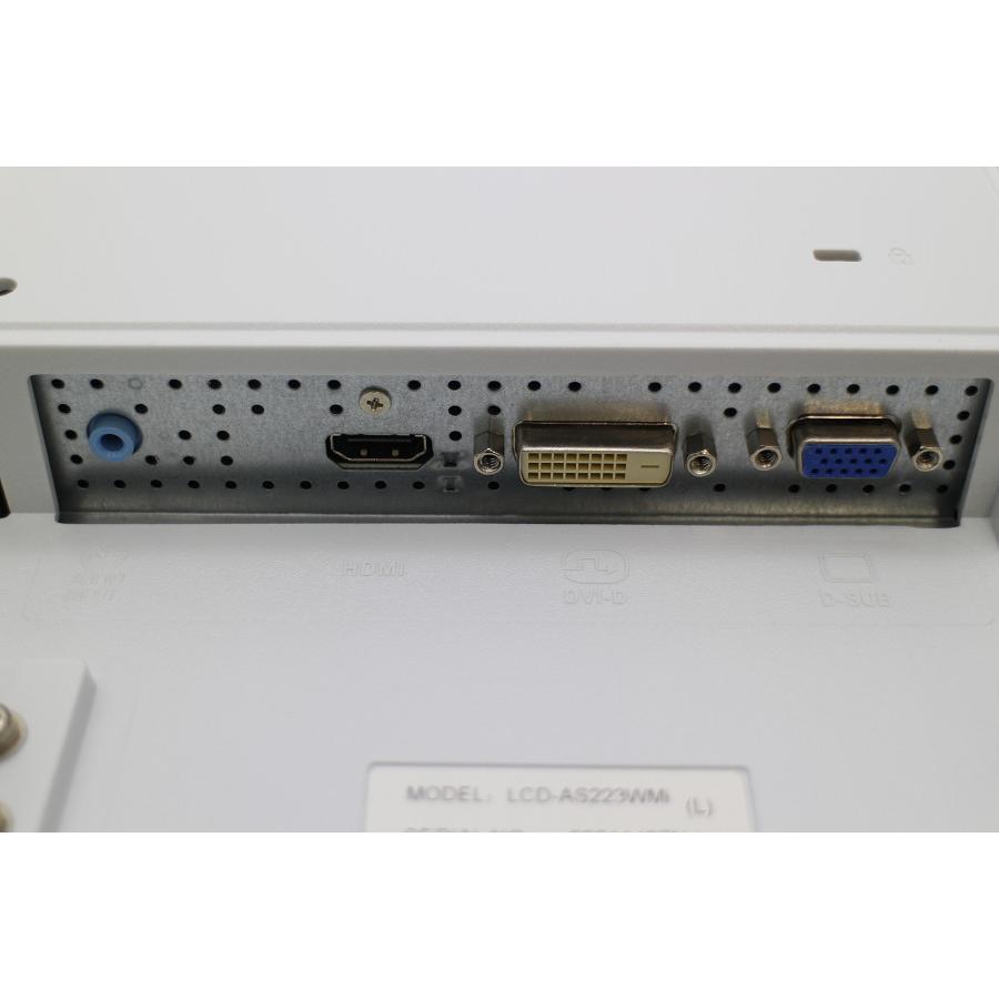 NEC LCD-AS223WMi 21.5インチワイド FHD(1920x1080)液晶モニター D-Sub×1/DVI-D×1/HDMI×1｜tce-direct｜03