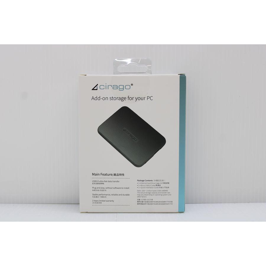 新品】Cirago Cirago 500GB Expansion External Hard Drive