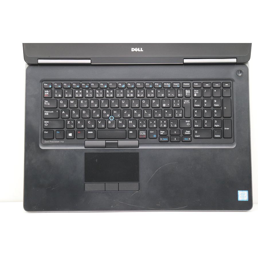 DELL precision 7710 i7-6820HQ メモリ8GB ノートパソコン DELL Precision 7710 Core i7 6820HQ 2.7GHz/32GB