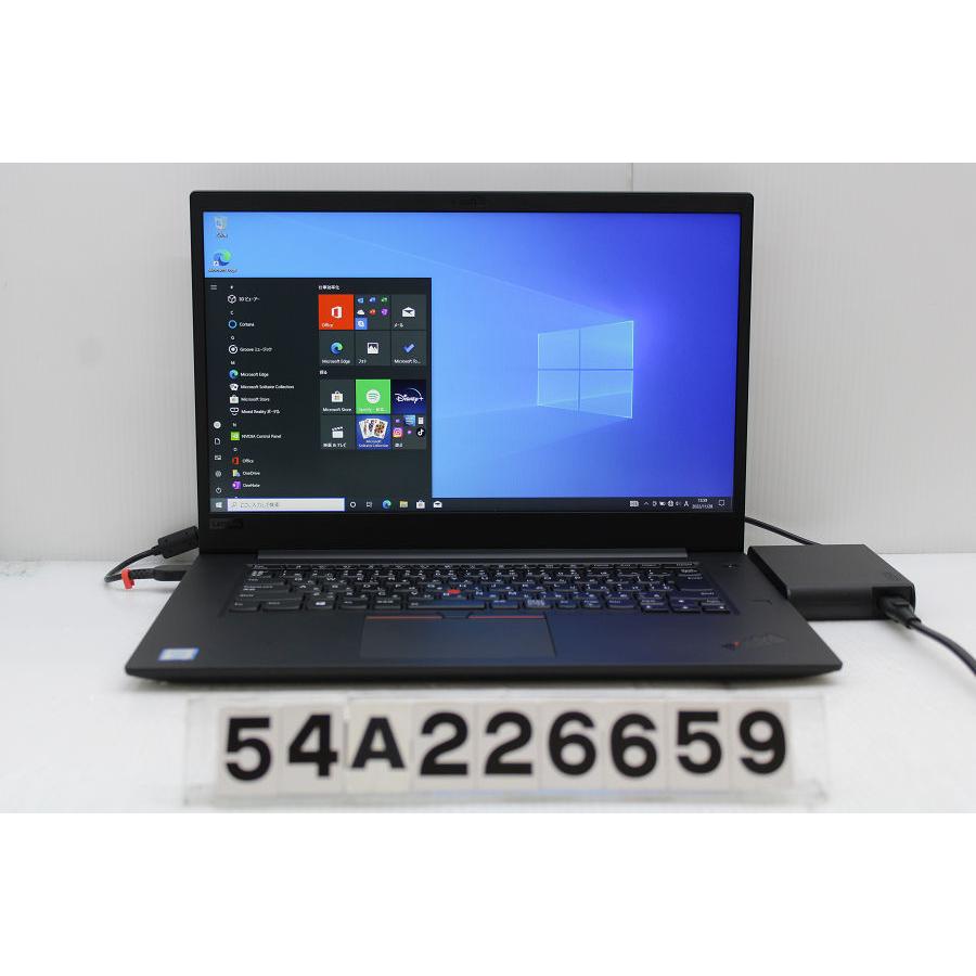 Windowsノート本体 Lenovo ThinkPad P1 Xeon E-2176M/Quadro Lenovo ThinkPad P1 Gen 1 Xeon E-2176M 2.7GHz/32GB/512GB(SSD)/15.6W