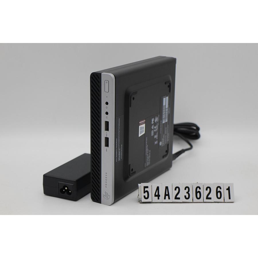 デスクトップ hp ProDesk 400 G4 DM Celeron G4900T 2.9GHz/8GB/256GB