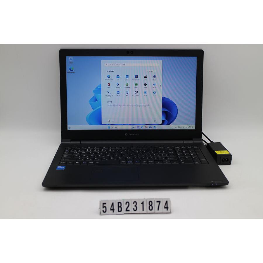 Windowsノート本体 dynabook B55/HS/i5 1135G7/16G/SSD256G dynabook B55/HS 11世代i5 16GB SSD256GB Office Windows11 15