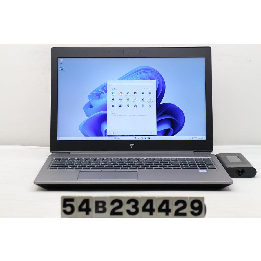 ノートパソコン hp ZBook 15 G5 Core i7 8850H 2.6GHz/16GB/512GB(SSD