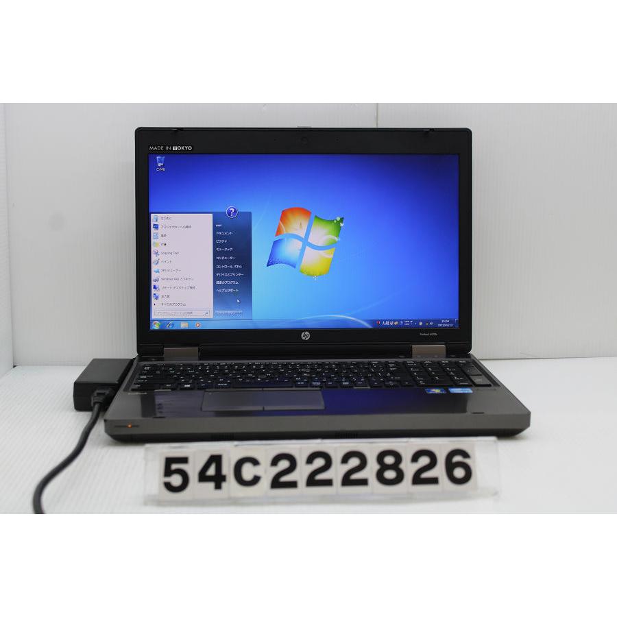ノートパソコン hp ProBook 6570b Core i7 3520M 2.9GHz/8GB/500GB/DVD