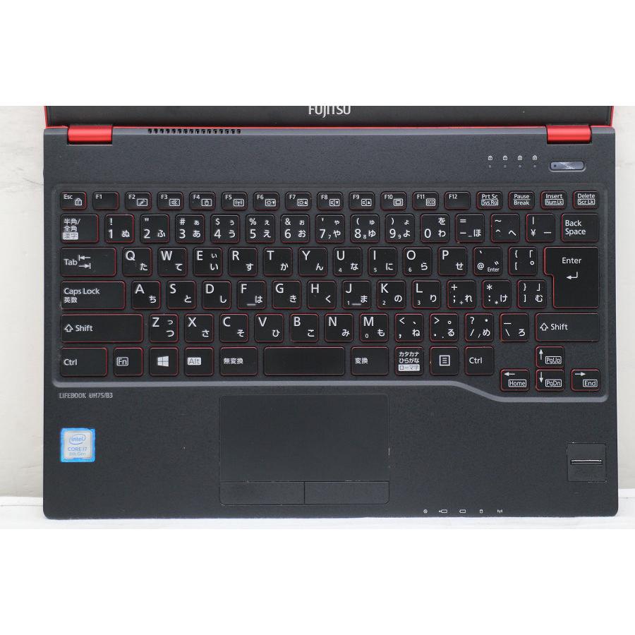 ノートパソコン 富士通 LIFEBOOK UH75/B3 Core i7 8550U 1.8GHz/8GB 