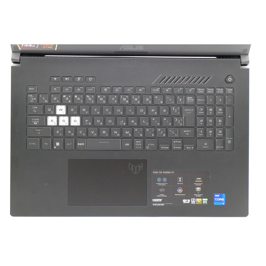 ノートパソコン ASUS TUF Gaming F17 Core i7 12700H 2.3GHz/16GB 
