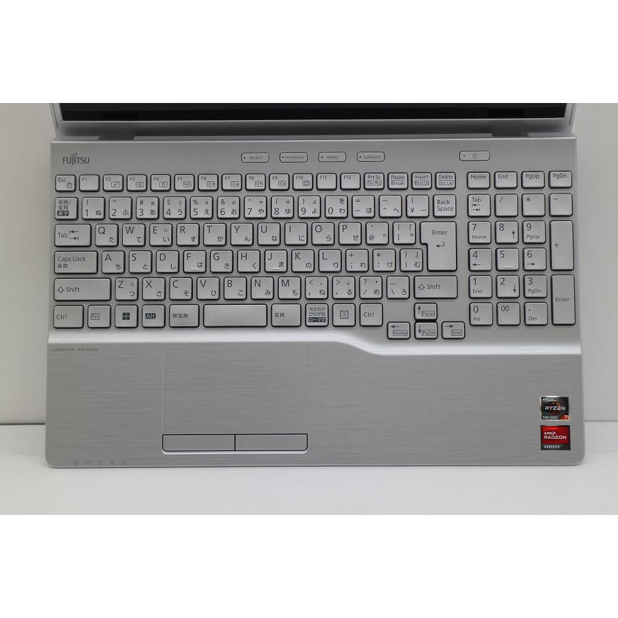 ノートパソコン 富士通 LIFEBOOK AH51/G2 Ryzen7 5700U 1.8GHz