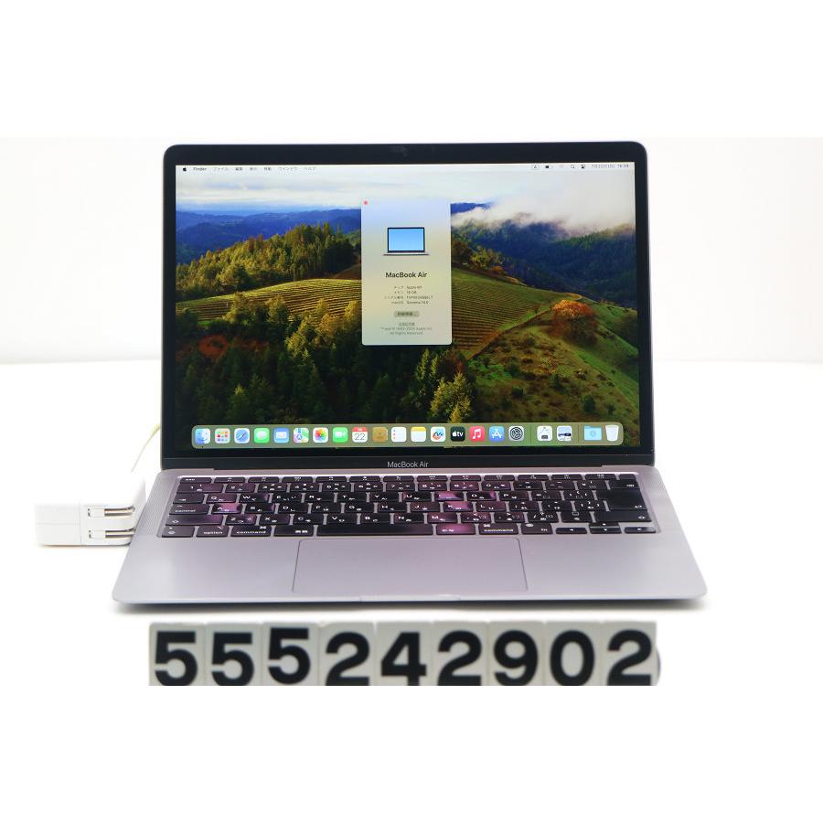 ノートパソコン Apple MacBook Air M1 2020 A2337 スペースグレイ M1
