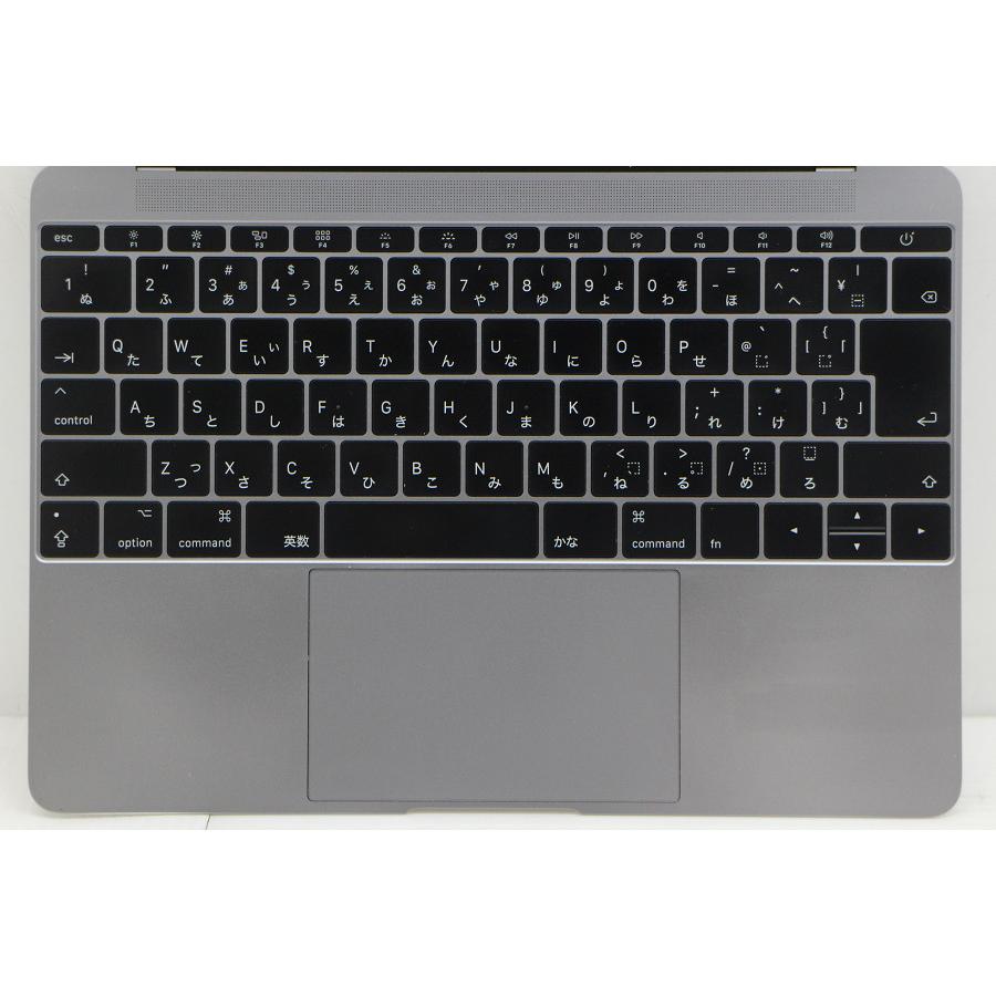 ノートパソコン Apple MacBook Retina 12in 2017 A1534 スペースグレイ