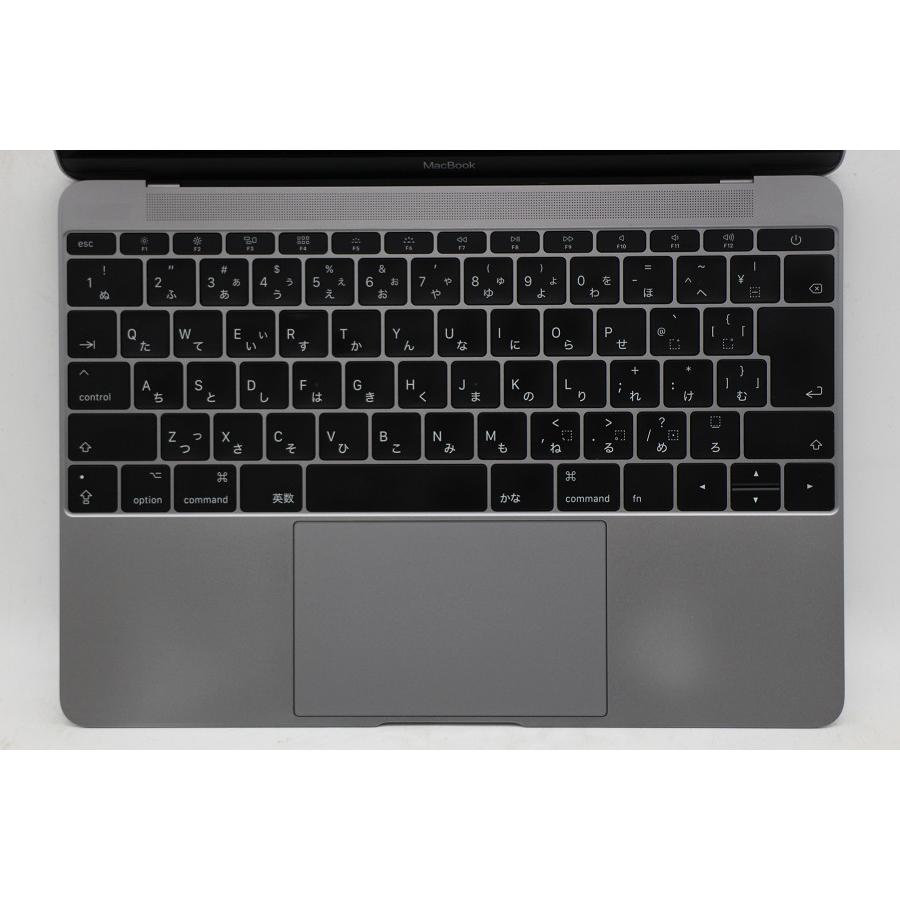 ノートパソコン Apple MacBook 12in 2017 A1534 スペースグレイ Core